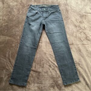 American Eagle jeans Extreme Flex 4 slim straight mens size 28x30 Black ~EUC~